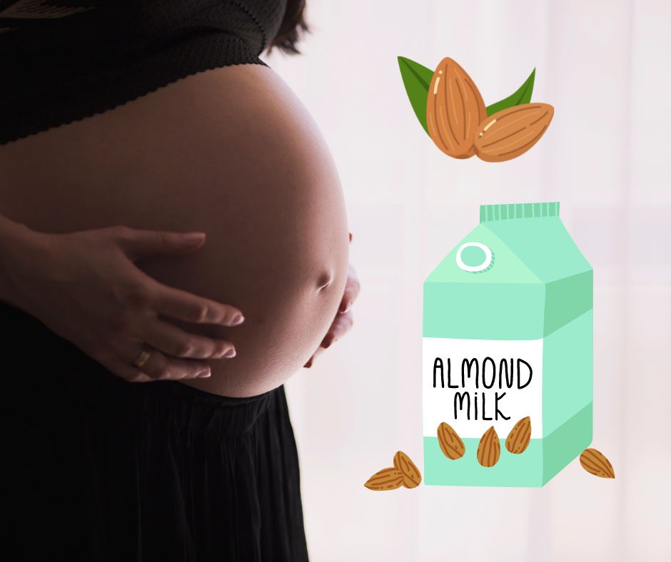 Är mandel mjölk bra för graviditet?